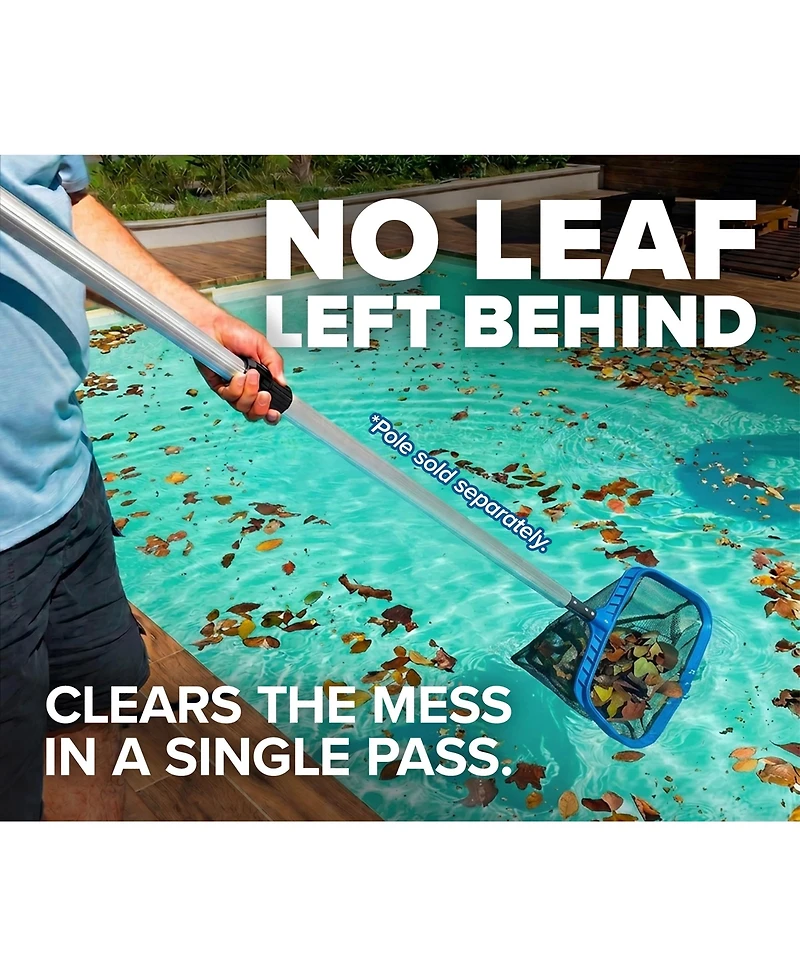 Xdovet Pool Skimmer Net Heavy Duty Reinforced Frame Leaf Raking