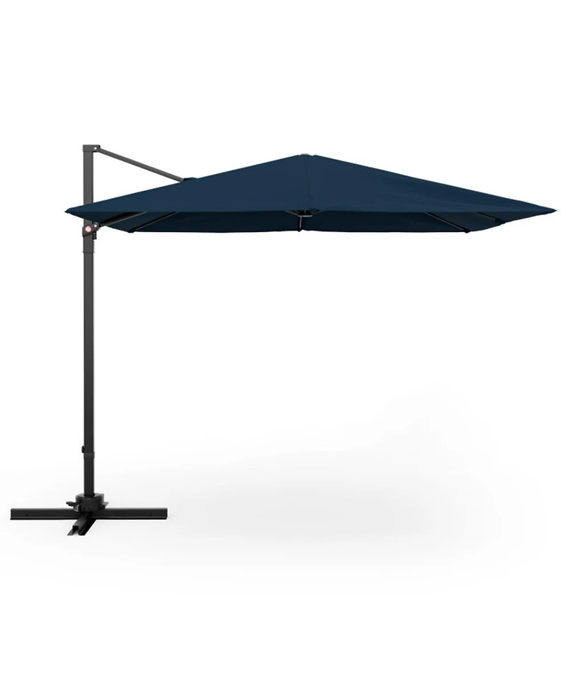 Clihome Square Patio Cantilever Umbrella with 360degree(s) Rotation