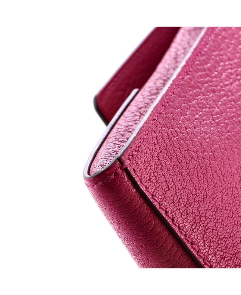 Pre-Owned HERMES Cinhetic Clutch Chevre Mysore