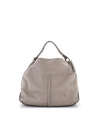 Pre-Owned Bottega Veneta Medium Open Hobo Cervo with Intrecciato Detail