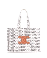 Pre-Owned Celine Large Cabas Thais Tote All Over Logo Jacquard