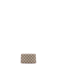 Pre-Owned Gucci Super Mini Dionysus Bag Gg Coated Canvas