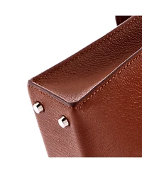Pre-Owned HERMES Mini Verrou Bag Chevre Mysore and Canvas