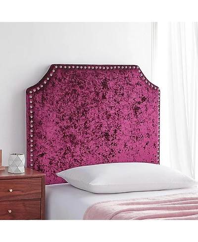 DormCo Bevel Tacked Plush Headboard - Velvet Crush