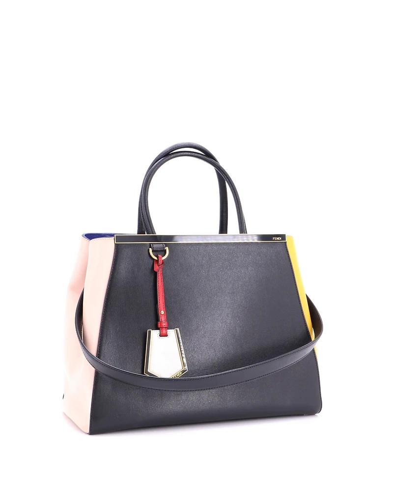 Pre-Owned Fendi Medium 2Jours Bag Leather