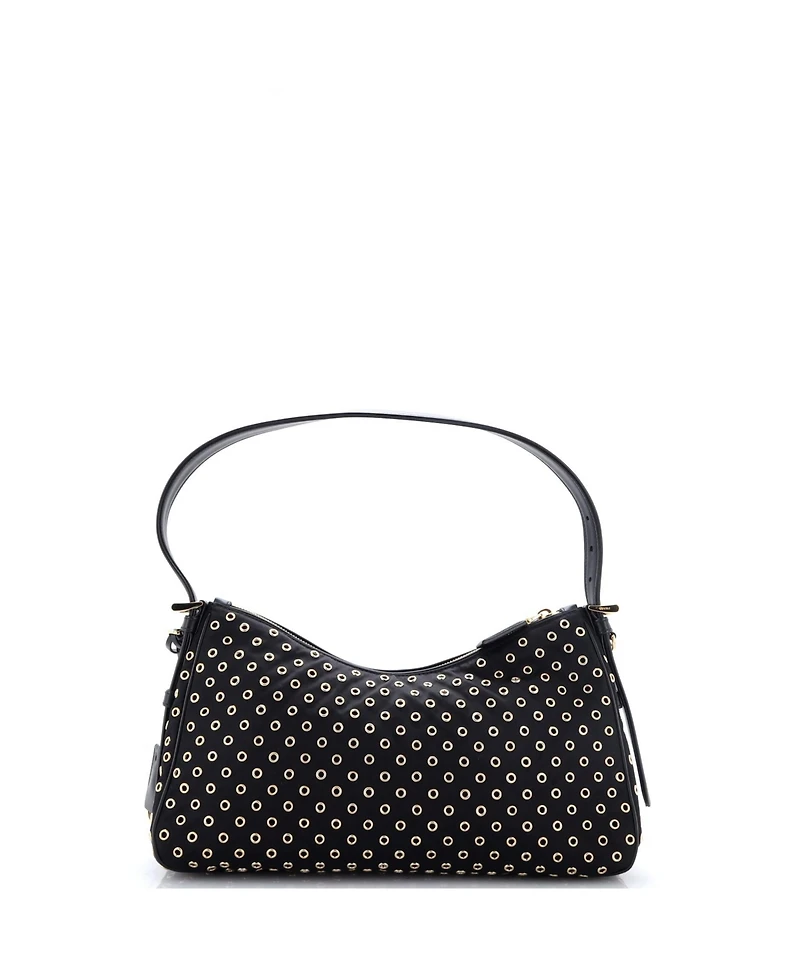 Pre-Owned Prada Medium Aimee Shoulder Bag Re-Nylon with Grommets