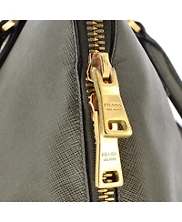 Pre-Owned Prada Xl Promenade Bag Saffiano Leather