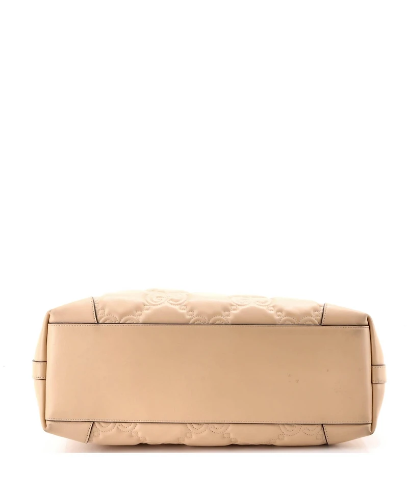 Pre-Owned Gucci Medium Ophidia Open Tote Gg Matelasse Leather
