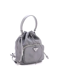 Pre-Owned Prada Small Drawstring Bucket Bag Re-Nylon