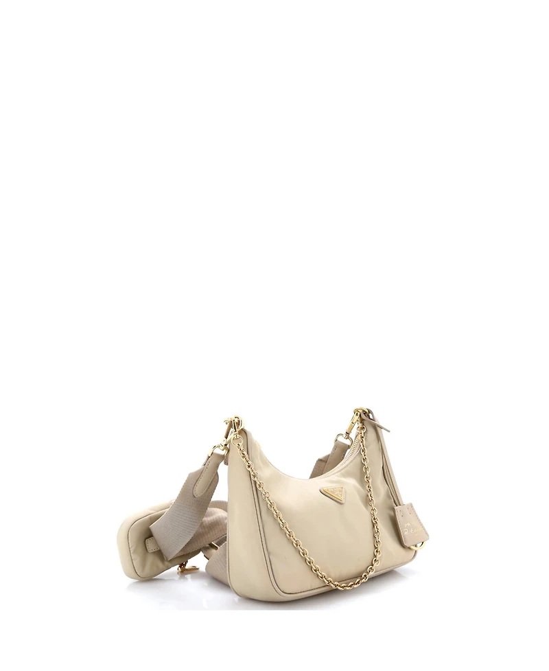 Pre-Owned Prada Small Re-Edition 2005 Shoulder Bag Tessuto