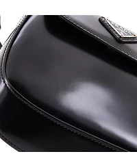 Pre-Owned Prada Mini Cleo Flap Shoulder Bag Spazzolato Leather
