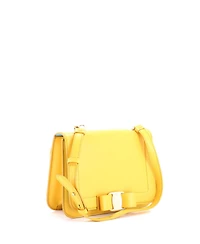 Pre-Owned Salvatore Ferragamo Small Vara Bow Crossbody Bag Leather