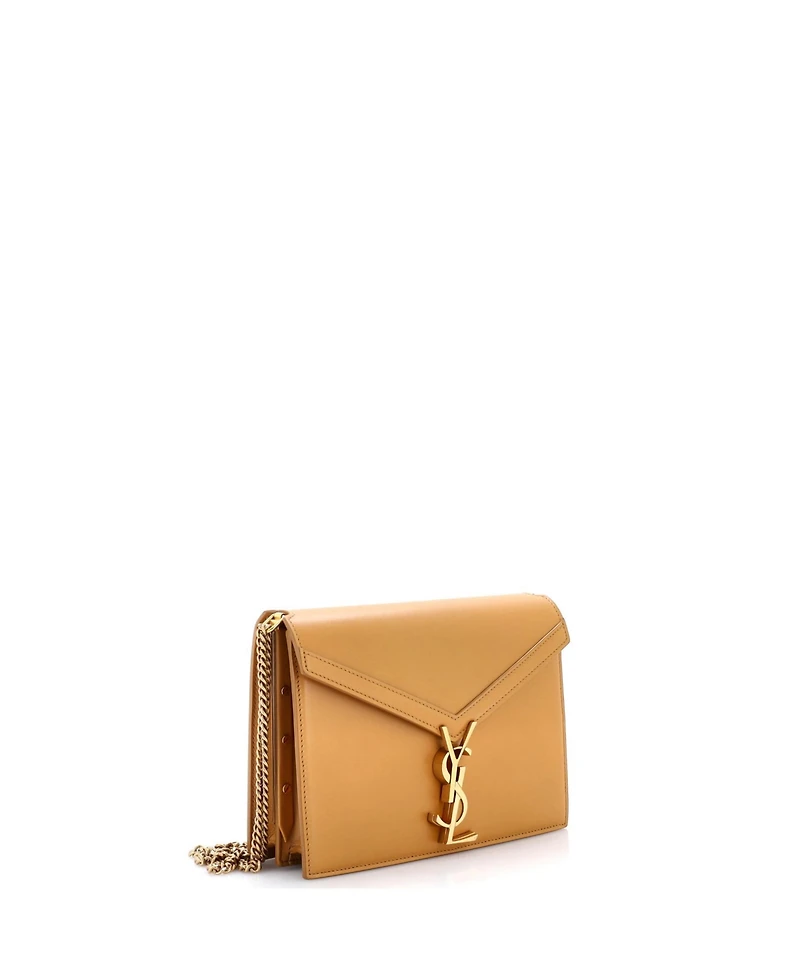 Pre-Owned Saint Laurent Medium Cassandra Chain Shoulder Bag Leather