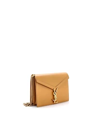 Pre-Owned Saint Laurent Medium Cassandra Chain Shoulder Bag Leather