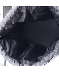 Pre-Owned Saint Laurent Rive Gauche Drawstring Bucket Bag Padded Nylon