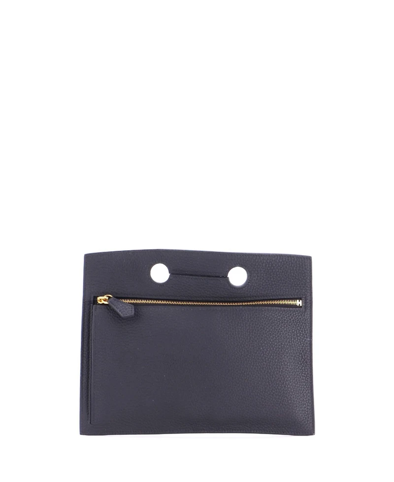 Pre-Owned HERMES 34 Jypsiere Bag Clemence 20 Backpocket Pouch Togo