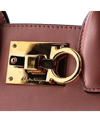 Pre-Owned Salvatore Ferragamo Small Studio Satchel Leather