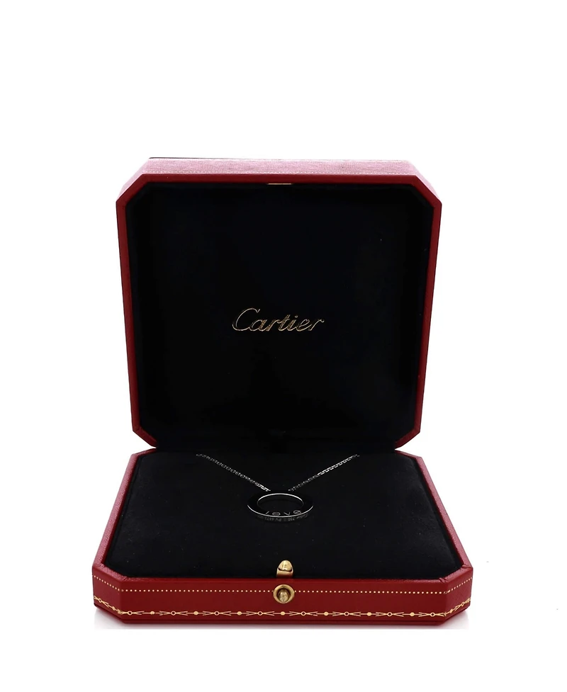 Pre-Owned Cartier 6 Diamonds Love Pendant Necklace