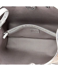 Pre-Owned Gucci Small Emblem Tote Gg Coated Canvas