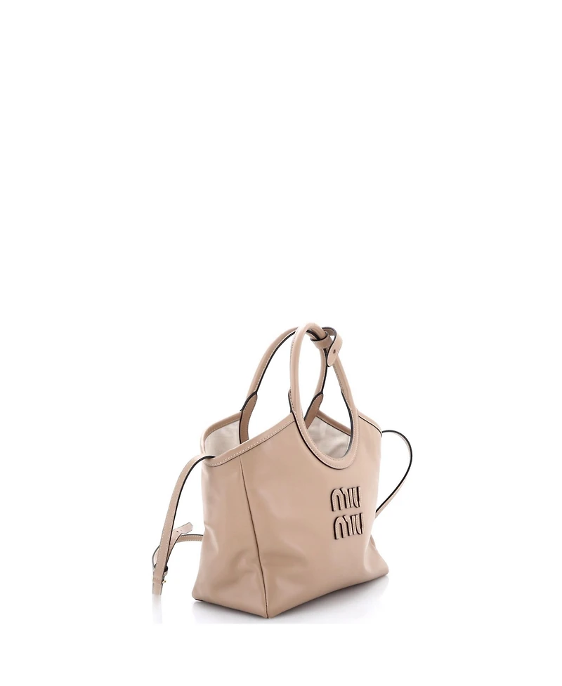 Pre-Owned Miu Miu Small Ivy Tote Bag Leather