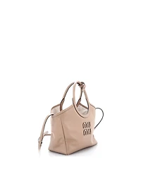 Pre-Owned Miu Miu Small Ivy Tote Bag Leather