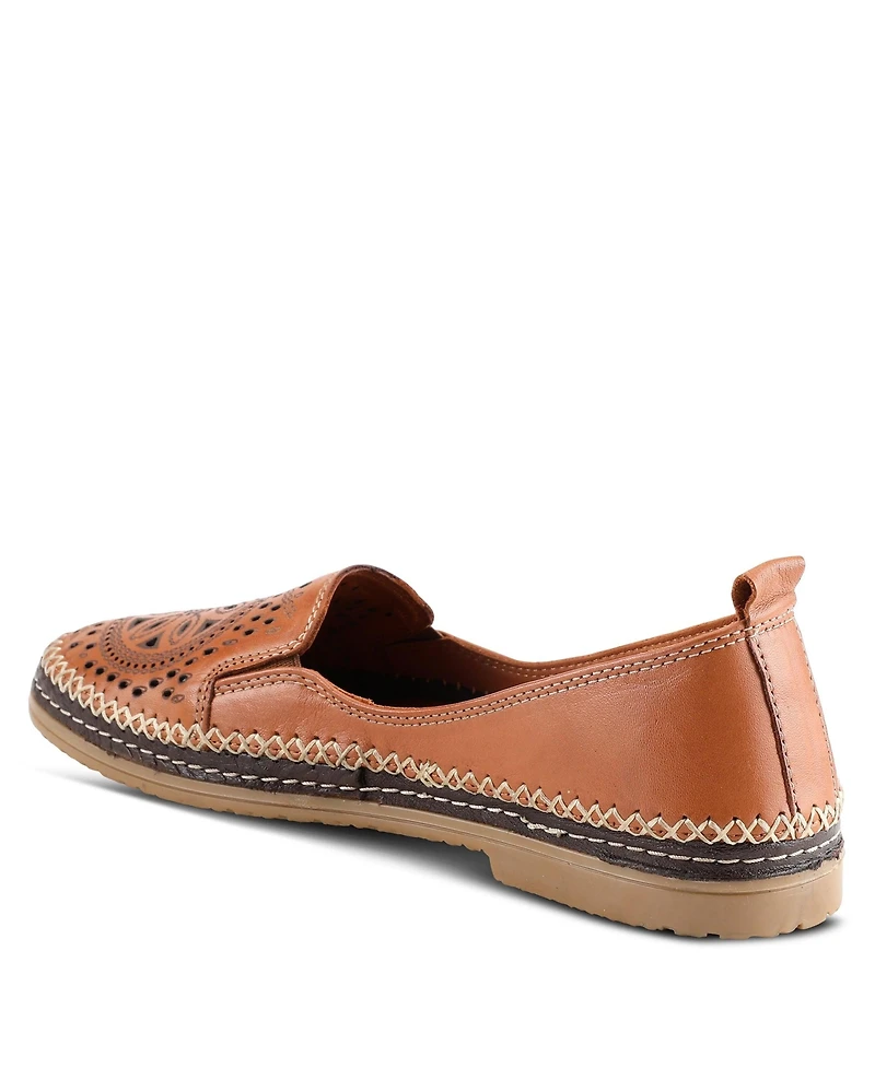 Spring Step Ingrid Women's Loafer with Laser-Cut Detail