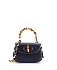 Pre-Owned Gucci Medium Bamboo 1947 Top Handle Bag Leather