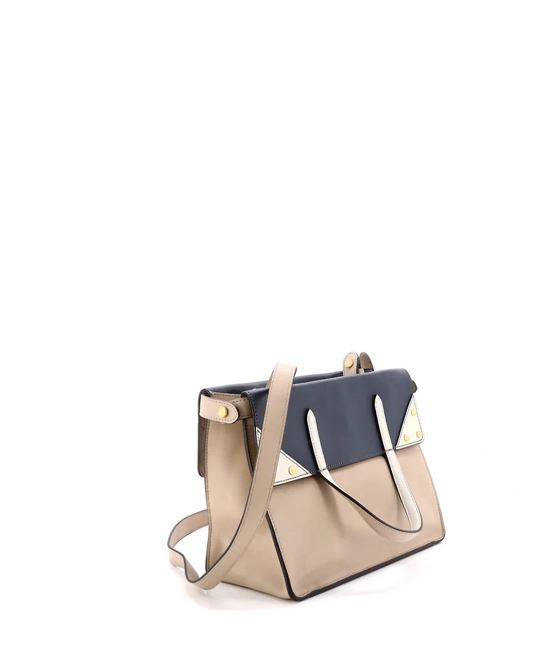 Pre-Owned Fendi Small Flip Tote Leather