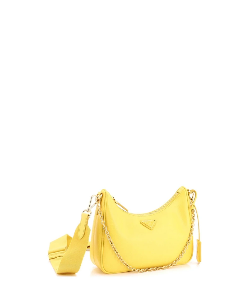 Pre-Owned Prada Small Re-Edition 2005 Shoulder Bag Saffiano Leather
