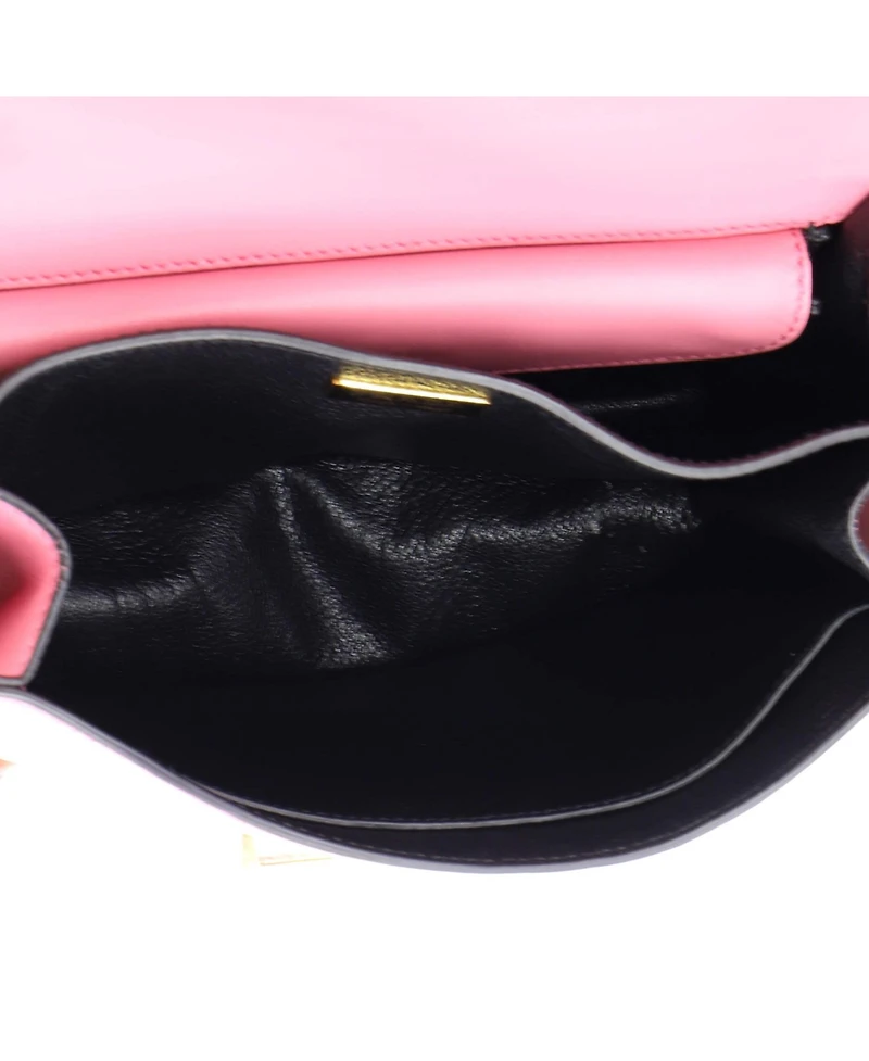 Pre-Owned Prada Small Cahier Crossbody Bag Leather and Saffiano Leather