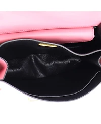 Pre-Owned Prada Small Cahier Crossbody Bag Leather and Saffiano Leather