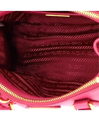 Pre-Owned Prada Mini Galleria Double Zip Tote Saffiano Leather