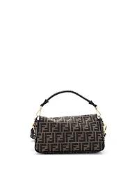 Pre-Owned Fendi Medium Baguette Nm Bag Zucca Canvas