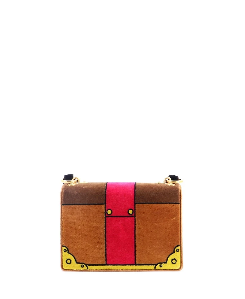 Pre-Owned Prada Small Cahier Shoulder Bag Velvet