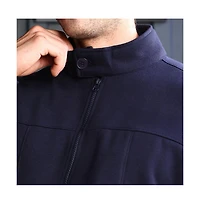 Campus Sutra Men's Panel-Stitch Knit Sweatshirt
