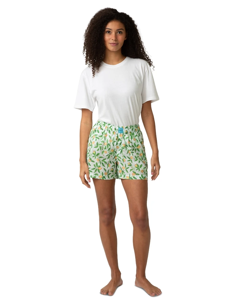 Hue Women's Cotton Pajama Voile Boxer Short