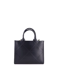 Pre-Owned Prada Small Symbole Shopper Tote Embossed Leather