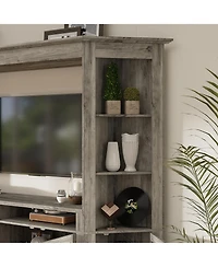 Homsee 100 Inch Tv Wall Unit - Entertainment Center | Heavy Duty Media Console Cabinet with Storage Shelves for Living Room