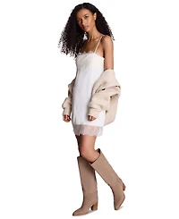 Kenneth Cole Women's Satin Slip Mini Dress