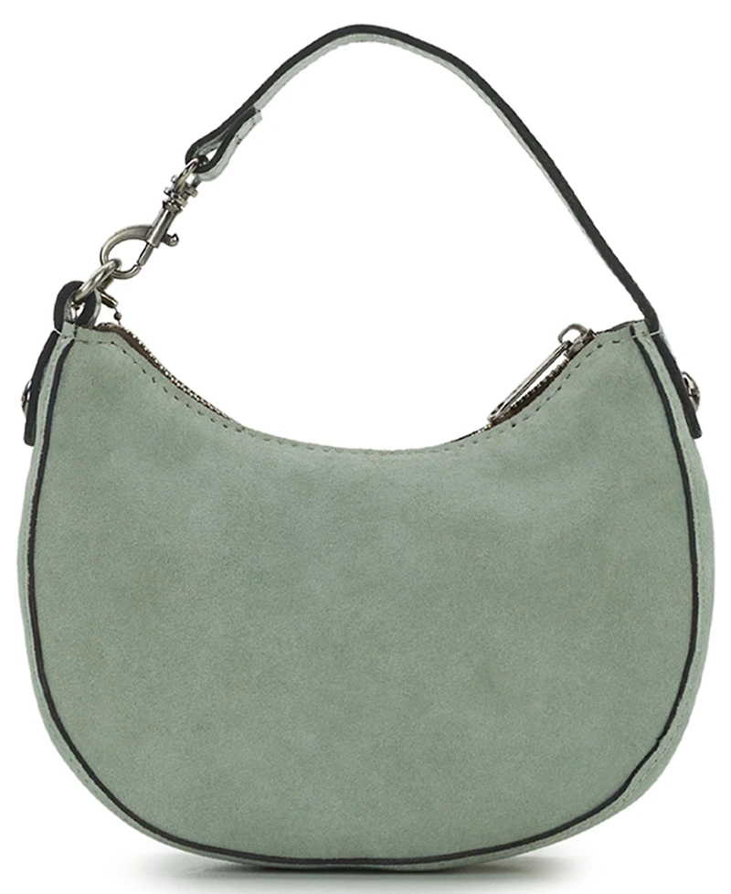 Patricia Nash Morgana Suede Mini Heart Charm Shoulder Handbag