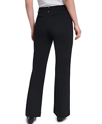 Karl Lagerfeld Paris Women's Ponte Mid-Rise Pants