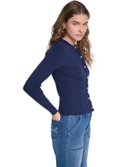 Karl Lagerfeld Paris Women's Button-Front Cardigan
