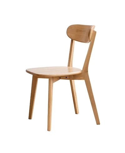 sumyeg Solid Oak Dining Chair with Fas Grade Wood Frame for Dining Room and Living Room