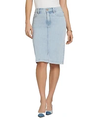 Nydj Women's High-Rise Denim Skirt