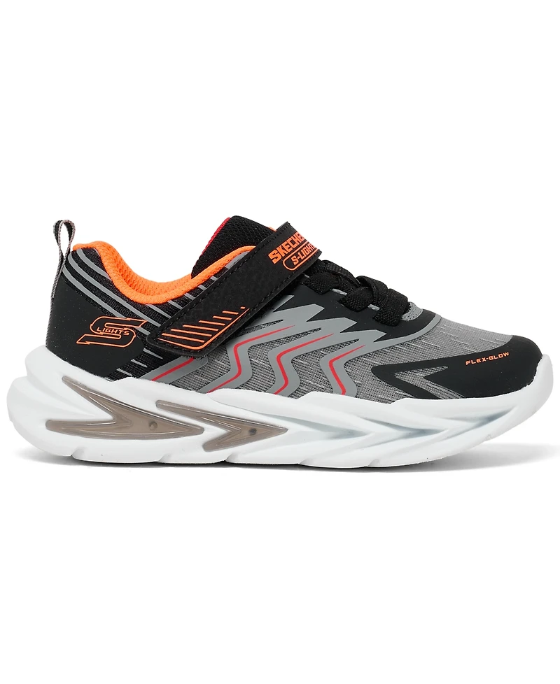 Skechers Toddler Kids Lights: Flex-Glow Ultra - Prism-Pacer Fastening Strap Light-Up Lifestyle Sneakers from Finish Line