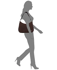 Patricia Nash Athani Suede Large Shoulder Handbag