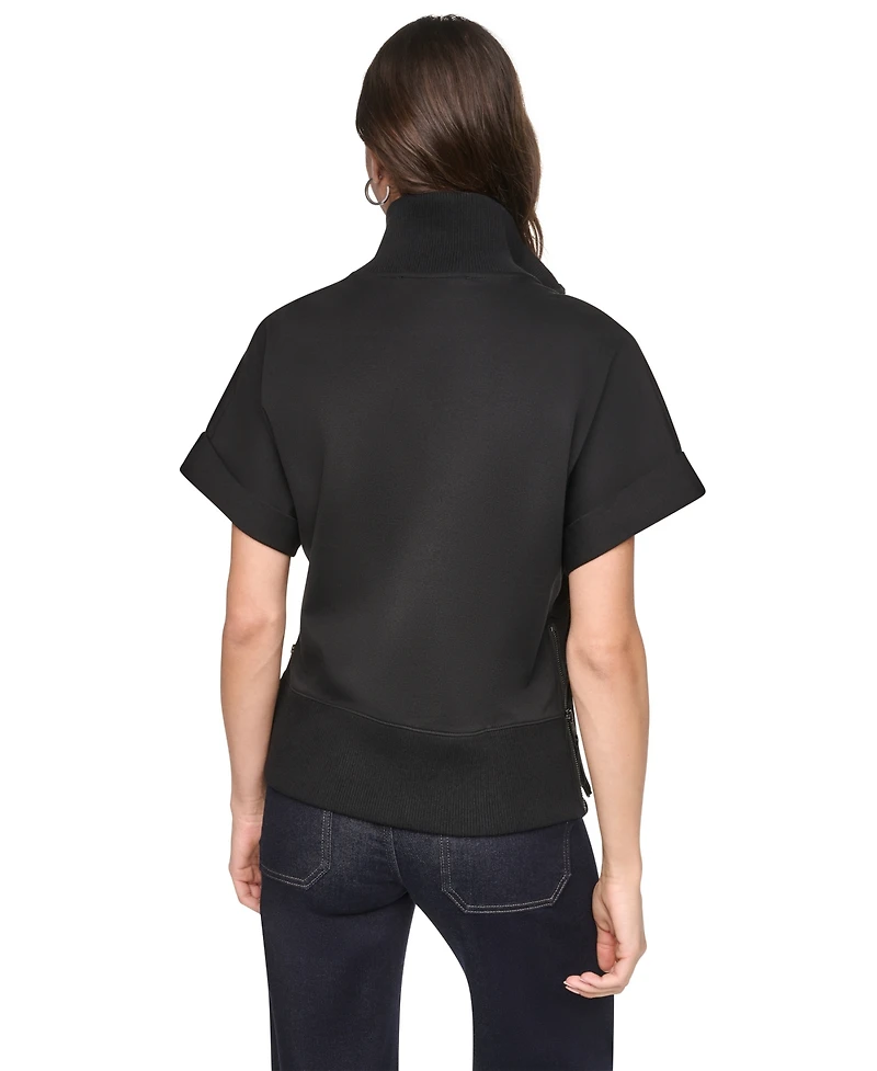 Dkny Women's Half-Zip Collar Jacket