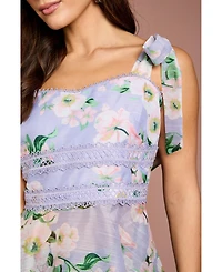 Coast Women's Square Neck Bow Shoulder Peplum Top