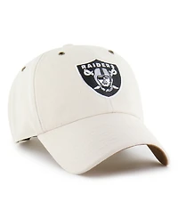 Carhartt x '47 Men's Natural Las Vegas Raiders Undyed Clean Up Adjustable Hat