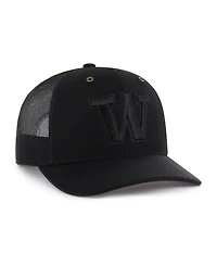 Carhartt x '47 Men's Black Washington Huskies Trucker Adjustable Hat